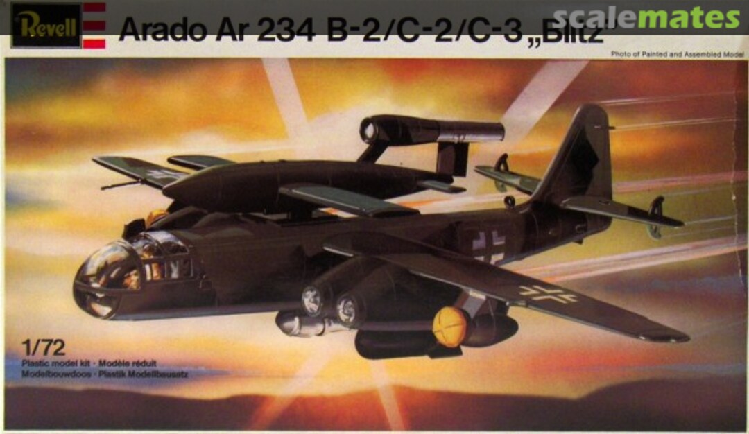 Boxart Arado Ar 234 B-2/C-2/C-3 "Blitz" H-4162 Revell Boxart Arado Ar 234 B-2/C-2/C-3 "Blitz" H-4162 Revell