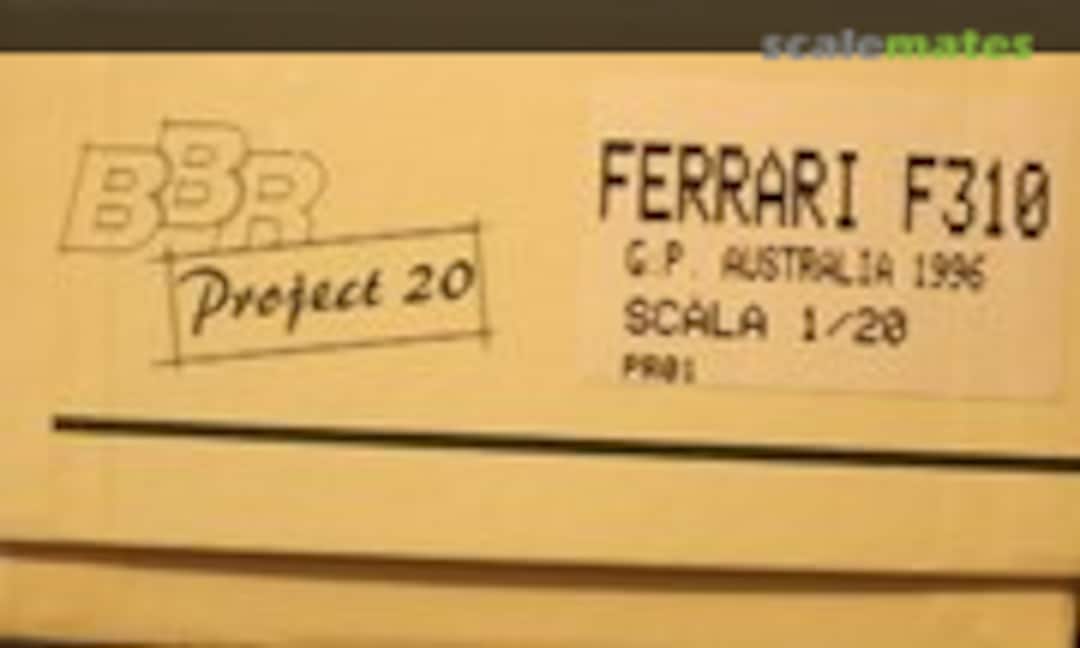 1:20 Ferrari F310 (BBR PR01)