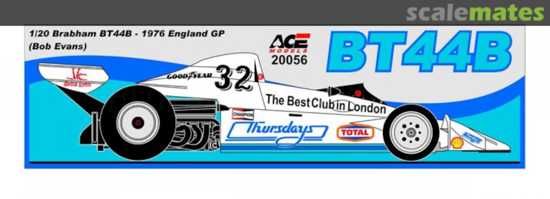 Boxart Brabham BT44B 20056 Ace Models Boxart Brabham BT44B 20056 Ace Models