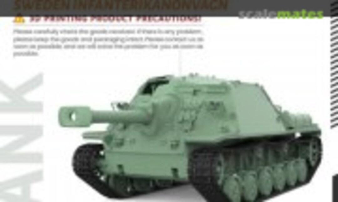 1:144 Sweden Infanterikanonvagn Ikv.103 (SSMODEL 144746) 144746