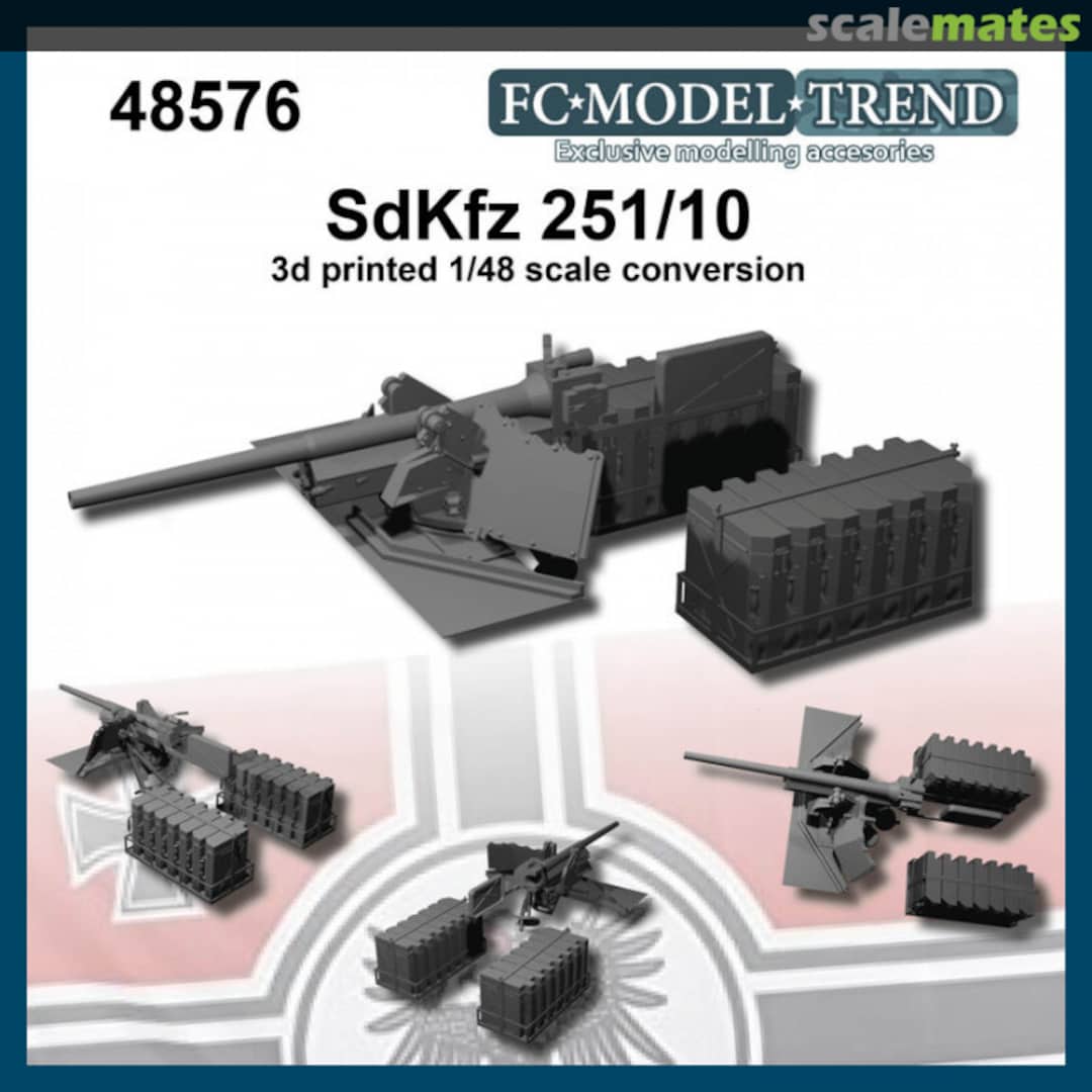 Boxart SdKfz 251/10 48576 FC Model Trend Boxart SdKfz 251/10 48576 FC Model Trend