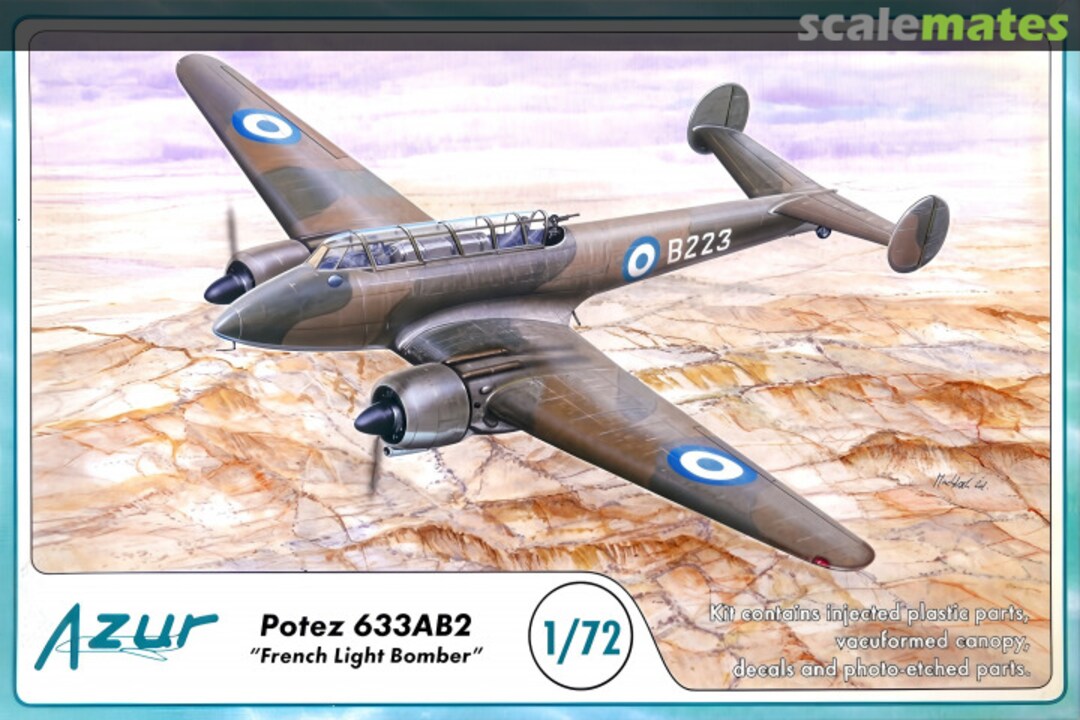 Boxart Potez 633AB2 A085 Azur Boxart Potez 633AB2 A085 Azur
