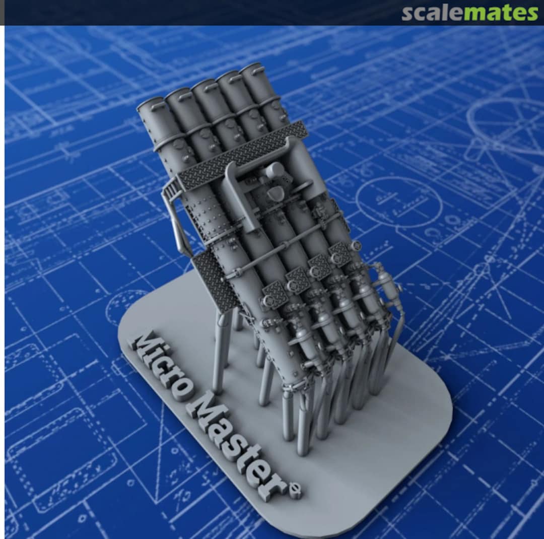 Boxart 21" PR MKII Pentad Torpedo Tubes MM0345P Micro Master Boxart 21" PR MKII Pentad Torpedo Tubes MM0345P Micro Master