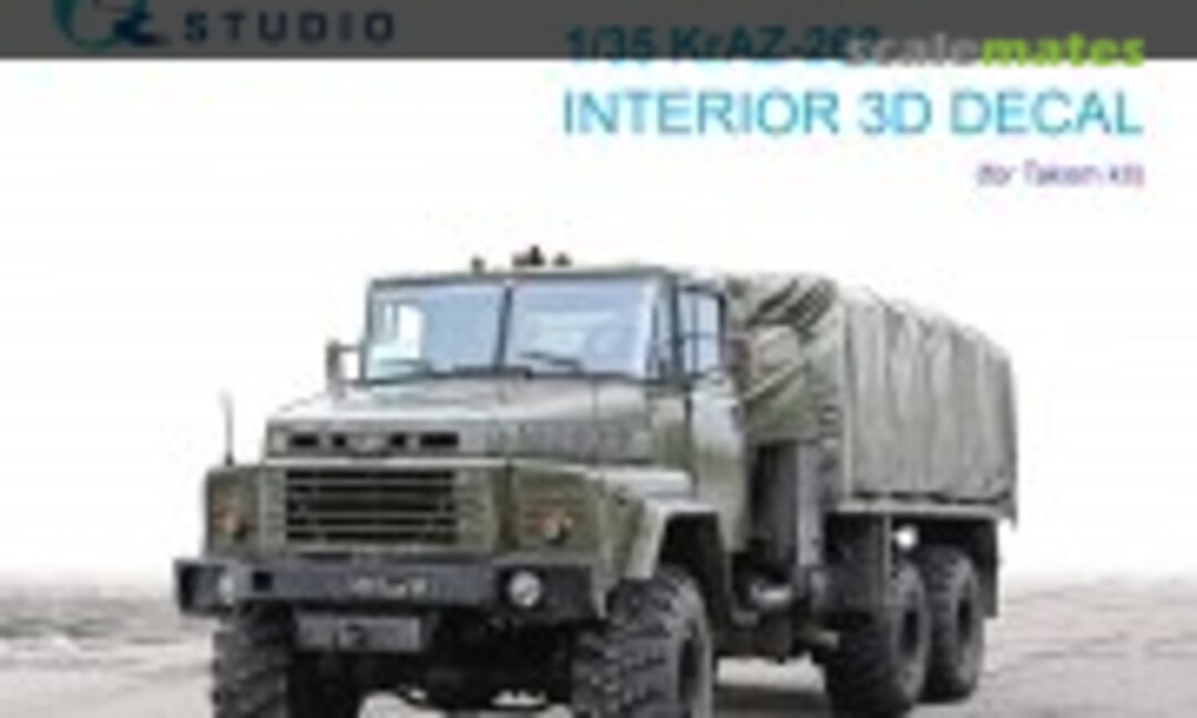 1:35 KrAZ-260 interior 3D decals (with 3D resin parts) (Quinta Studio QD+35160) QD+35160