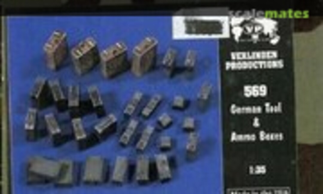 1:35 German Tool & Ammo Boxes (Verlinden Productions 569) 569