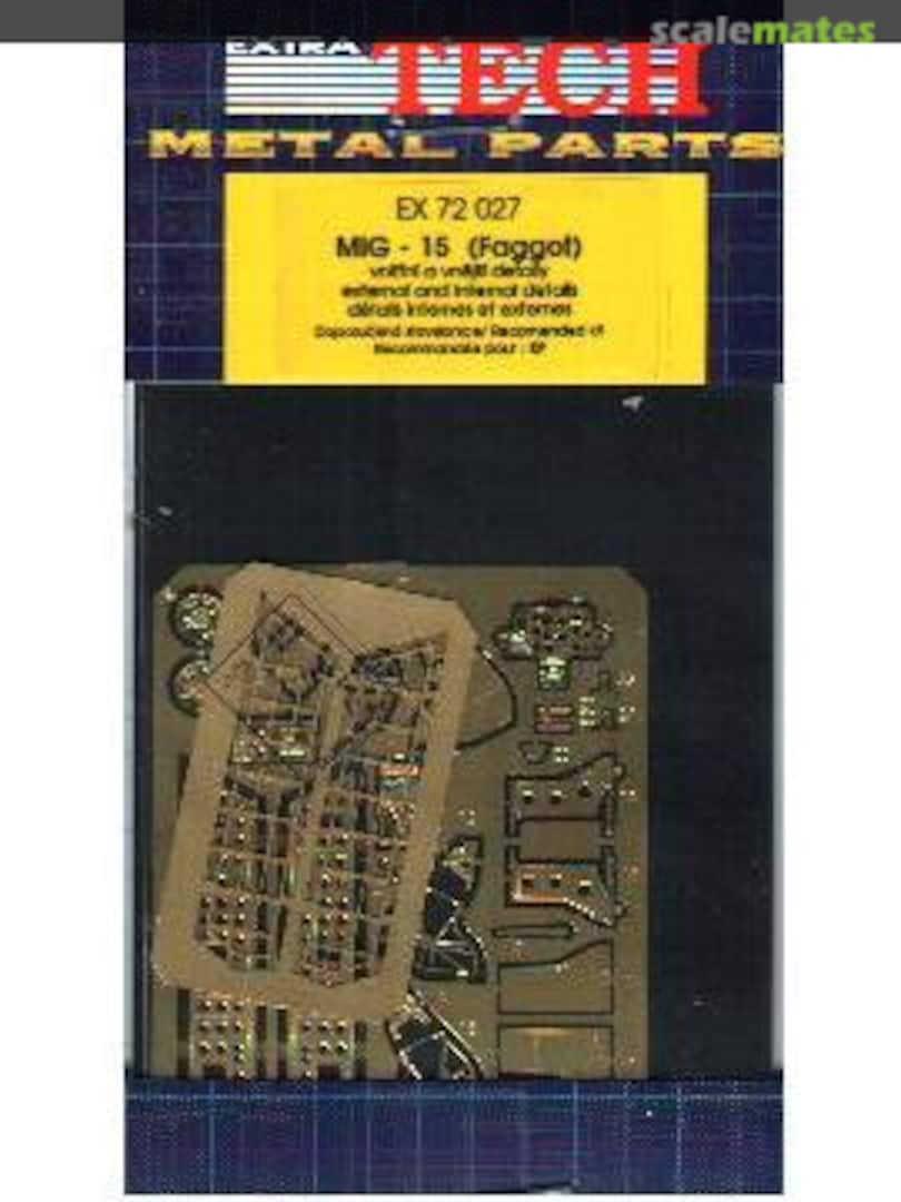 Boxart MiG-15 Fagot EX 72027 Extratech Boxart MiG-15 Fagot EX 72027 Extratech