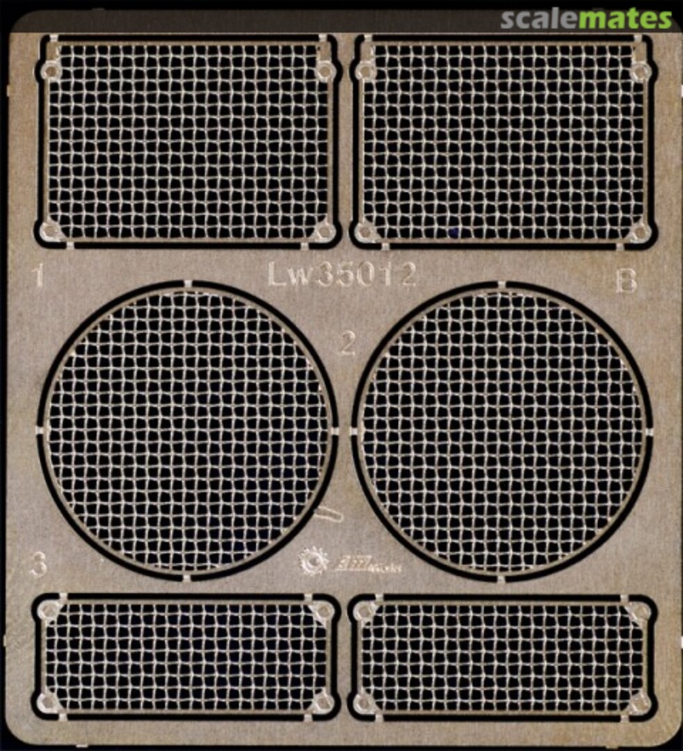 Boxart Panther G / Jagdpanther Grill Mesh LW35012 Alliance Model Works