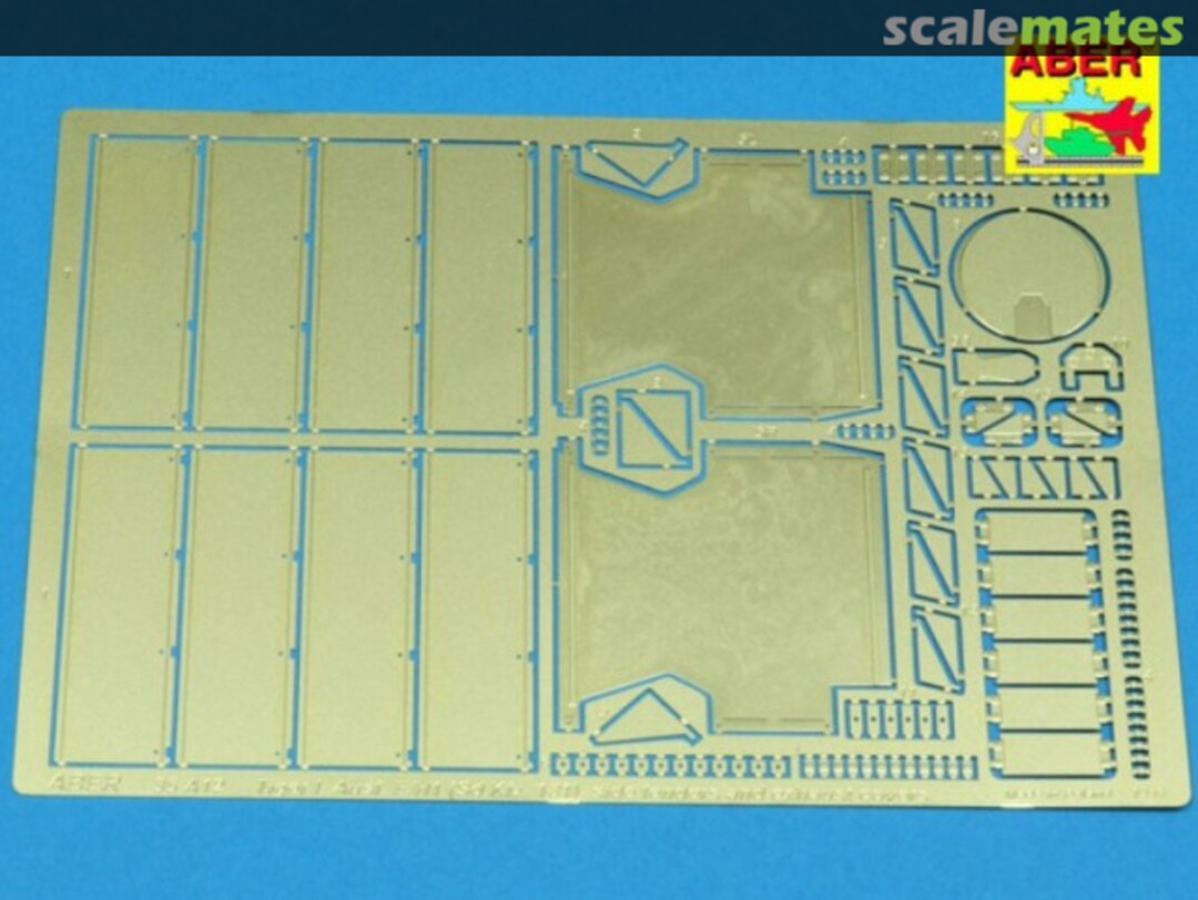 Boxart Side Fenders + Exhaust Shields for Tiger I Ausf. E (Sd.Kfz. 181) 35A12 Aber Boxart Side Fenders + Exhaust Shields for Tiger I Ausf. E (Sd.Kfz. 181) 35A12 Aber