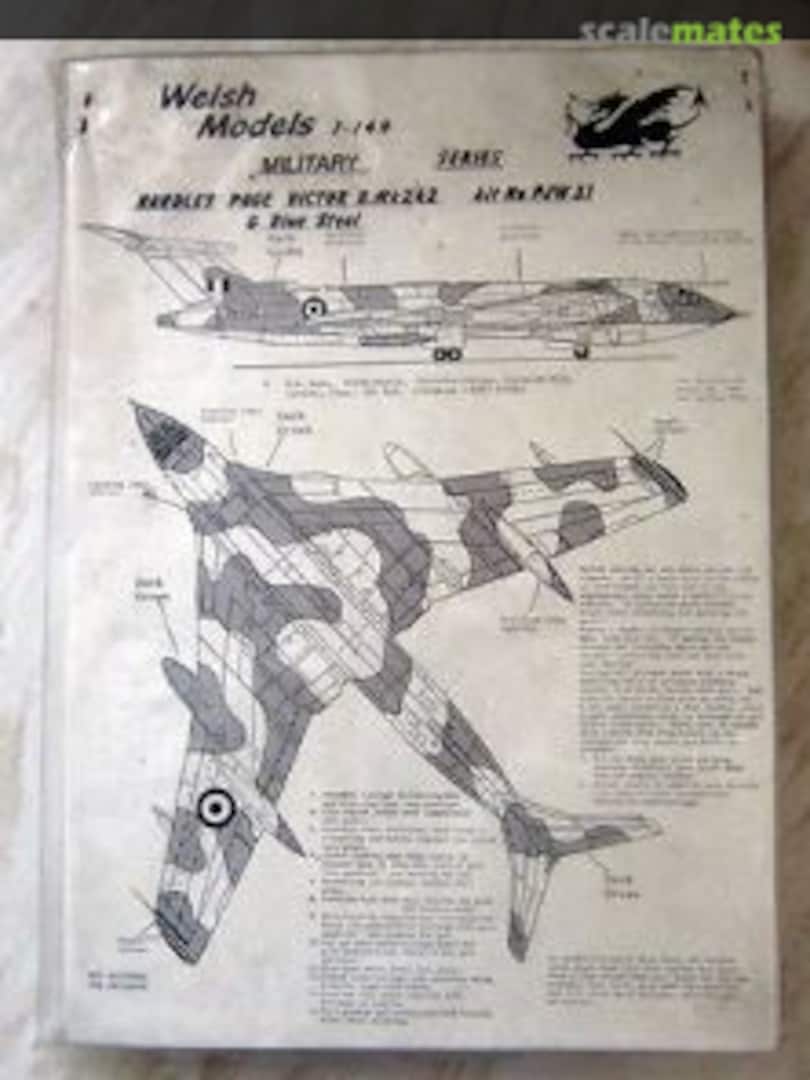Boxart Handley Page Victor B2 / K2 PJW31 Welsh Models