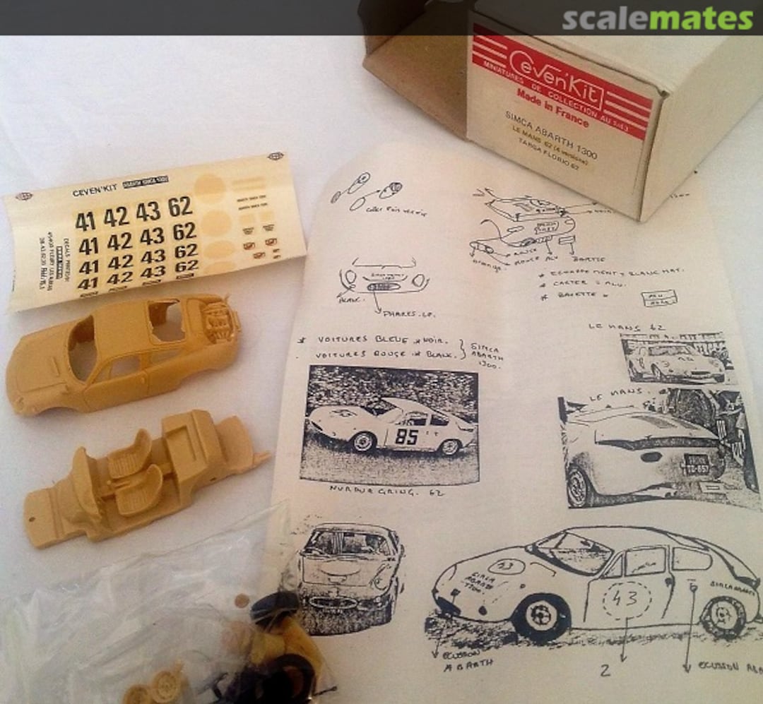 Boxart Abarth-Simca 1300 Bialbero  Cevenkit