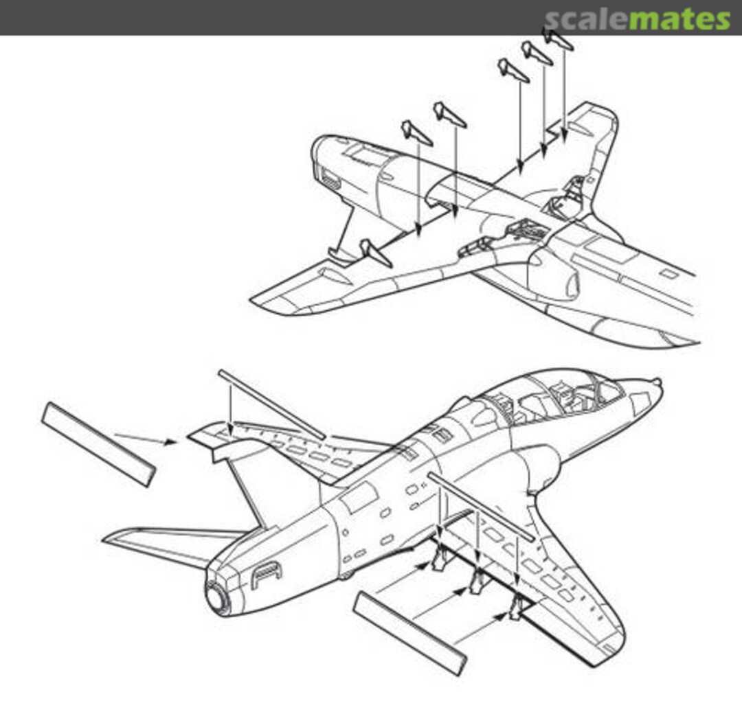 Boxart Hawk T.Mk.I landing flaps 4234 CMK Boxart Hawk T.Mk.I landing flaps 4234 CMK
