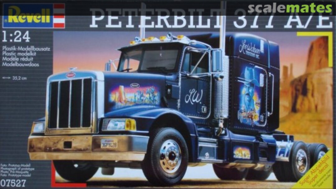 Boxart Peterbilt 377 A/E 07527 Revell Boxart Peterbilt 377 A/E 07527 Revell