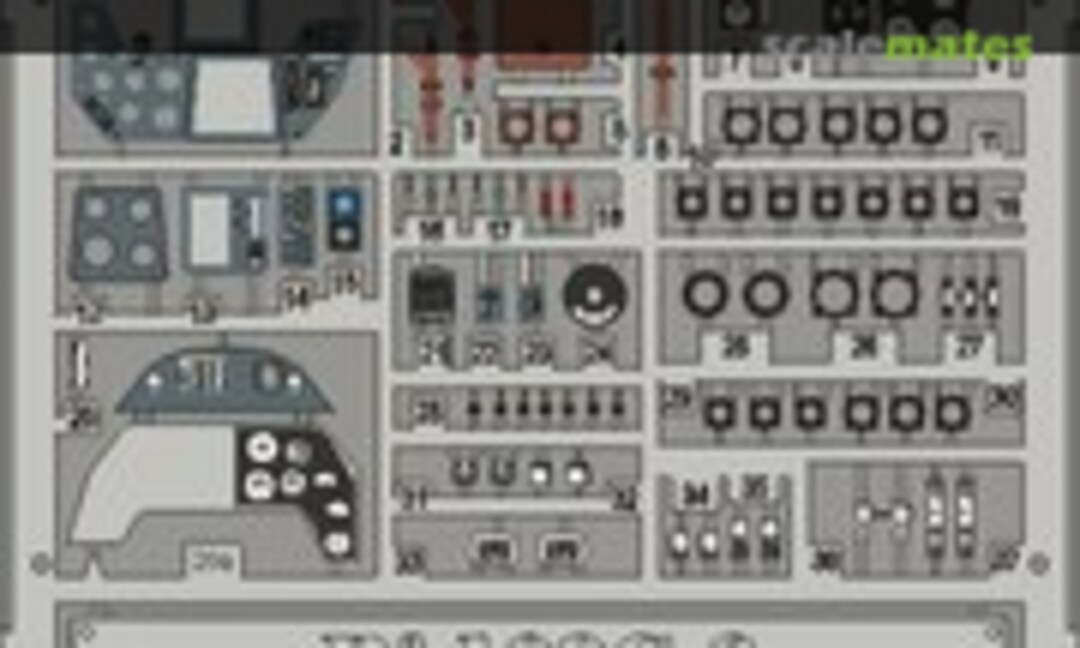 1:32 Bf 109 G-6 interior, part 1 (Eduard 32570) 32570