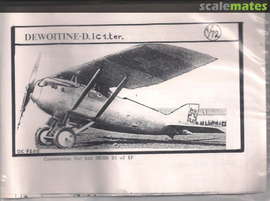Boxart Dewoitine D.1 C1.ter Dujin Boxart Dewoitine D.1 C1.ter Dujin