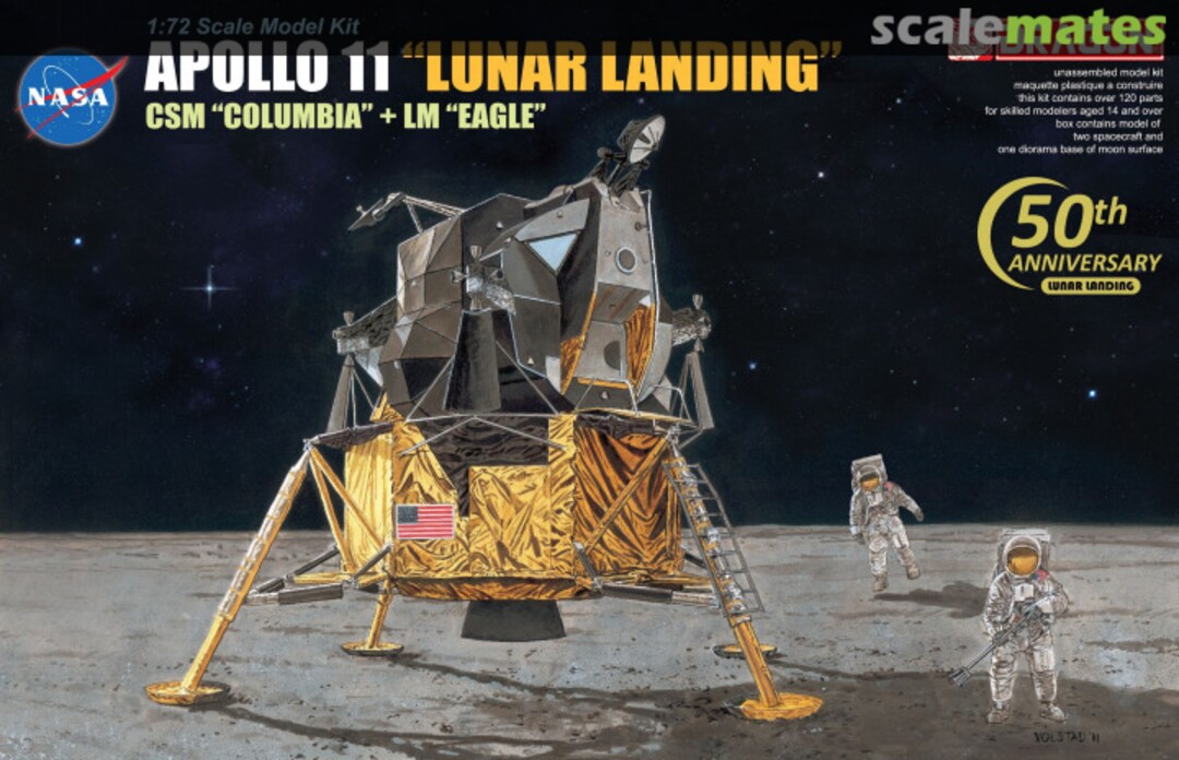Boxart Apollo 11 "Lunar Landing" 11002 Dragon Boxart Apollo 11 "Lunar Landing" 11002 Dragon