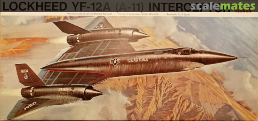 Boxart Lockheed YF-12A (A-11) Interceptor H-206 Revell