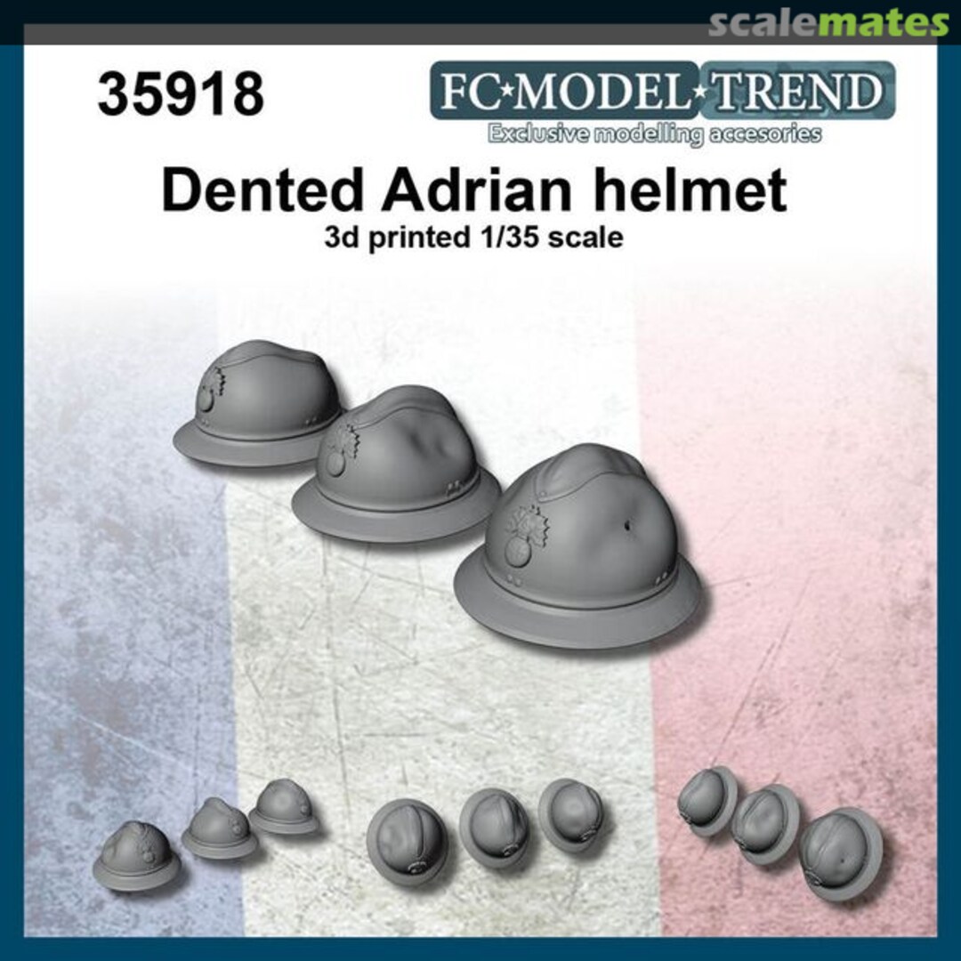 Boxart Dented Adrian Helmet 35918 FC Model Trend