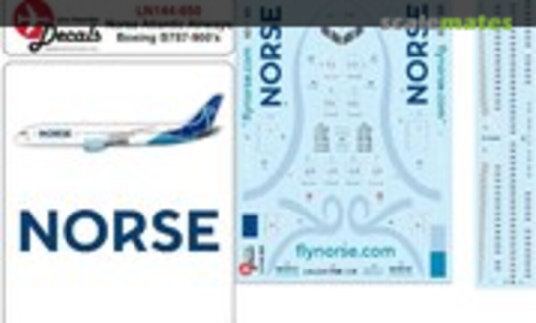 1:144 Norse Boeing 787-900 (Lima November Decals LN144-650) LN144-650