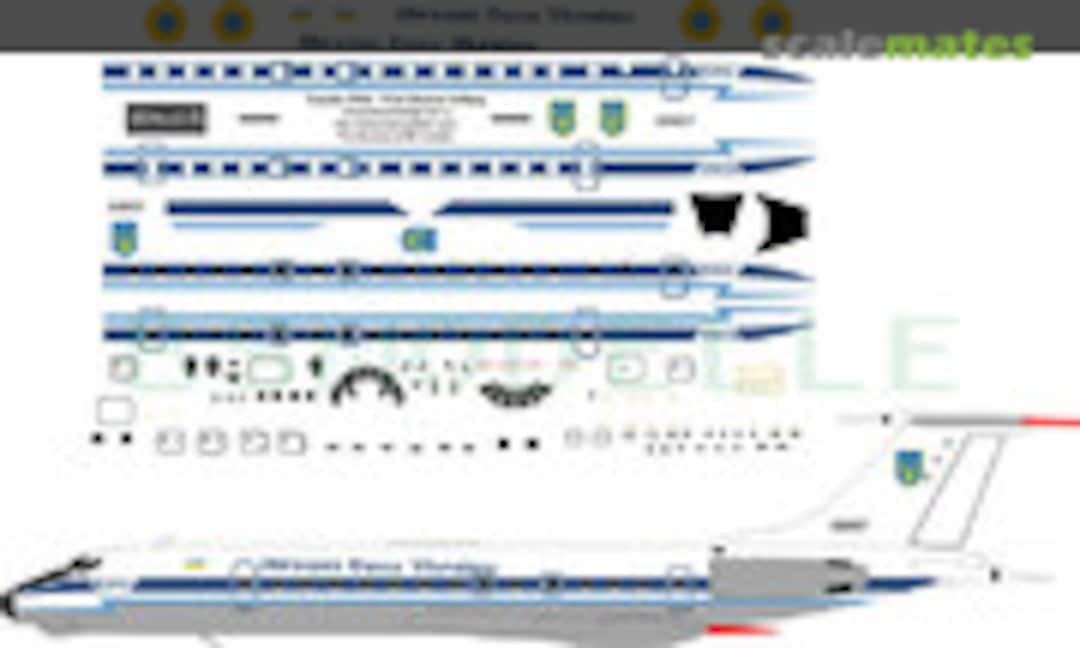 1:144 144036 Tupolev Tu-134 Ukraine AF decal for aircraft scale kit (BSmodelle BSM144036) BSM144036