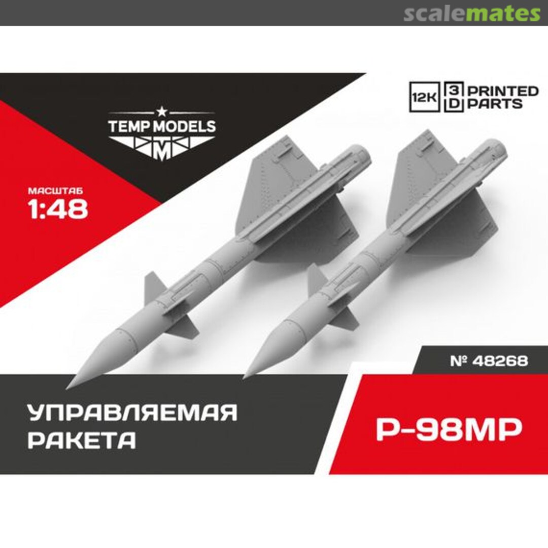 Boxart R-98MR guided missile 48268 Tempmodels Boxart R-98MR guided missile 48268 Tempmodels