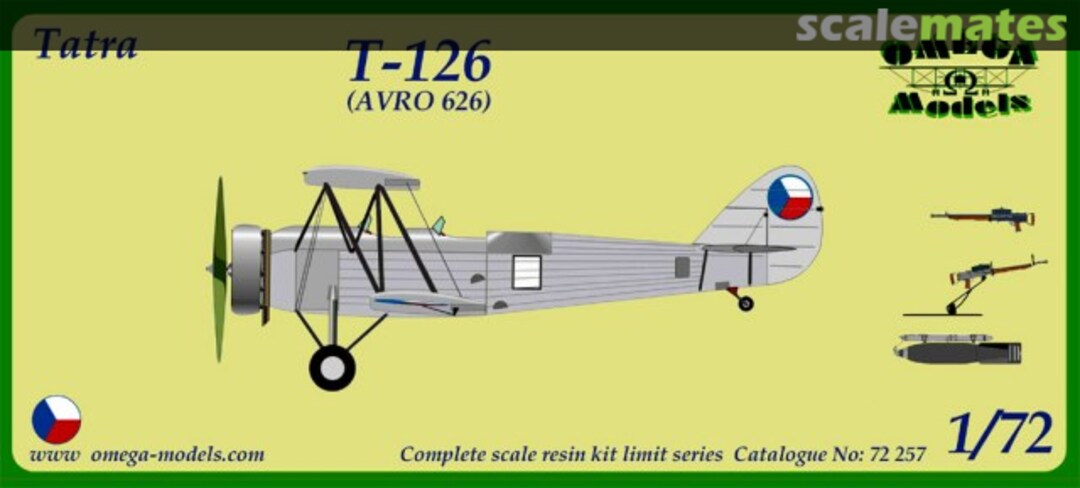 Boxart Tatra T-126 72257 Omega Models Boxart Tatra T-126 72257 Omega Models