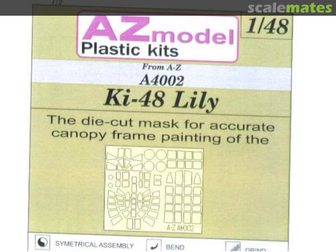 Boxart Ki-48 Lily A4002 AZmodel Boxart Ki-48 Lily A4002 AZmodel