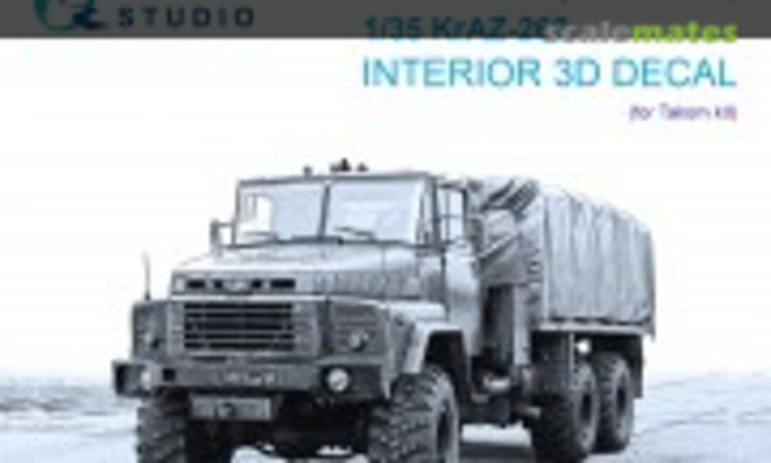 1:35 KrAZ-260 interior 3D decals (Quinta Studio QDS-35160) QDS-35160