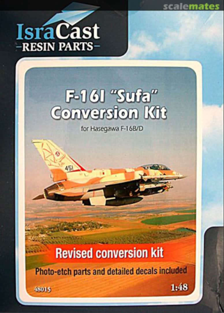 Boxart IAF F-16I Sufa Conversion Kit 48015 IsraCast Boxart IAF F-16I Sufa Conversion Kit 48015 IsraCast