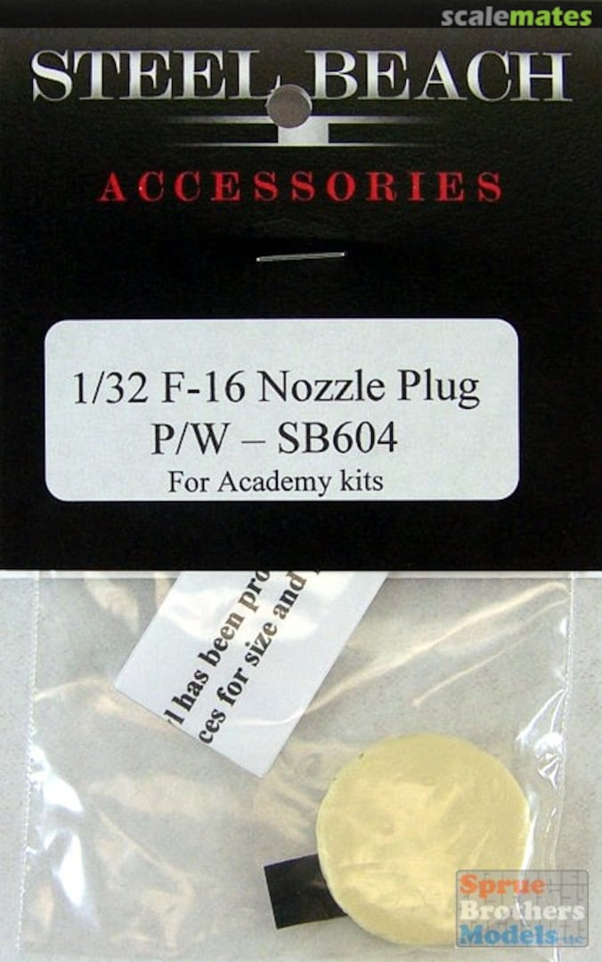 Boxart F-16 Falcon P&W Nozzle Plug 32004 Steel Beach Boxart F-16 Falcon P&W Nozzle Plug 32004 Steel Beach