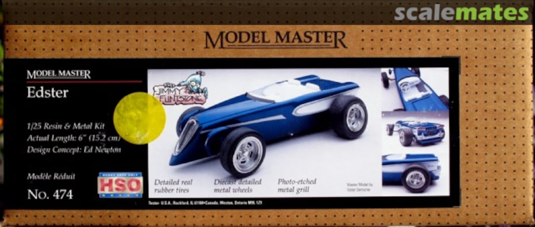 Boxart Edster 474 Testors/Jimmy Flintstone Boxart Edster 474 Testors/Jimmy Flintstone