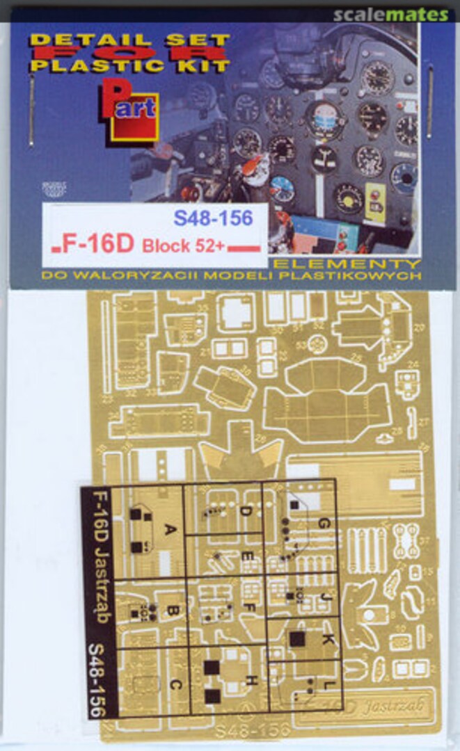 Boxart F-16 Block 52 Kinetic S48-156 Part