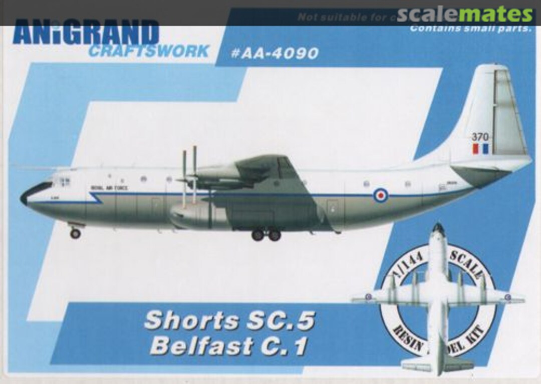 Boxart Shorts Belfast SC.5 RAF Heavy transport AA-4090 Anigrand Craftswork Boxart Shorts Belfast SC.5 RAF Heavy transport AA-4090 Anigrand Craftswork