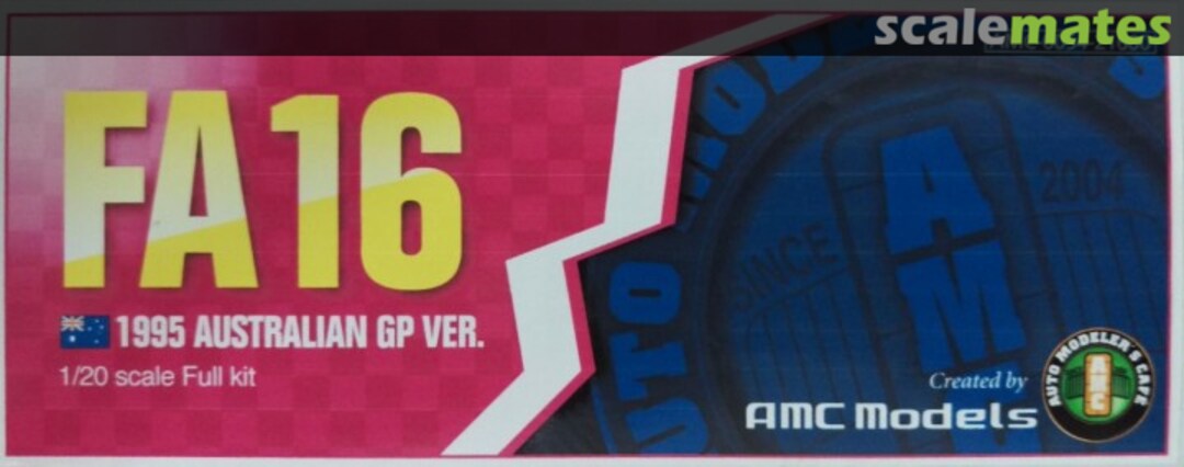 Boxart Footwork FA16 AMC-0054 Auto Modeler's Cafe