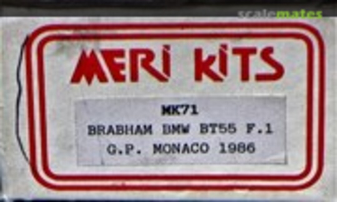 1:43 Brabham-BMW BT55 F1 "Olivetti" (Meri Kits MK71) MK71