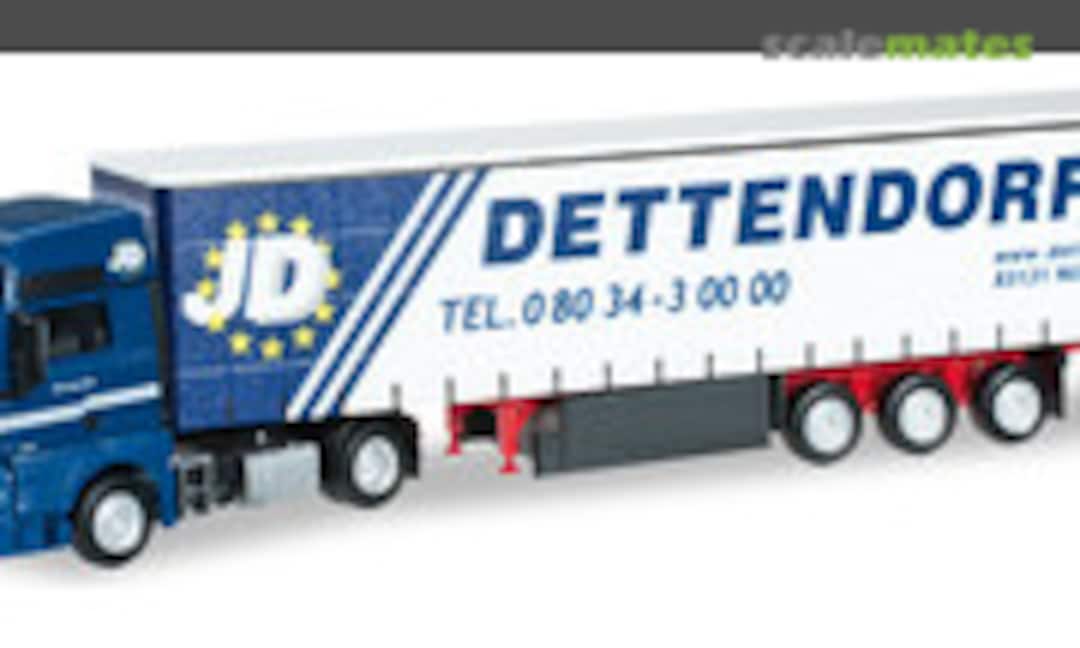 MAN TGX XXL Euro 6 Gardinenplanen-Sattelzug &quot;Dettendorfer&quot; (Herpa 914406)