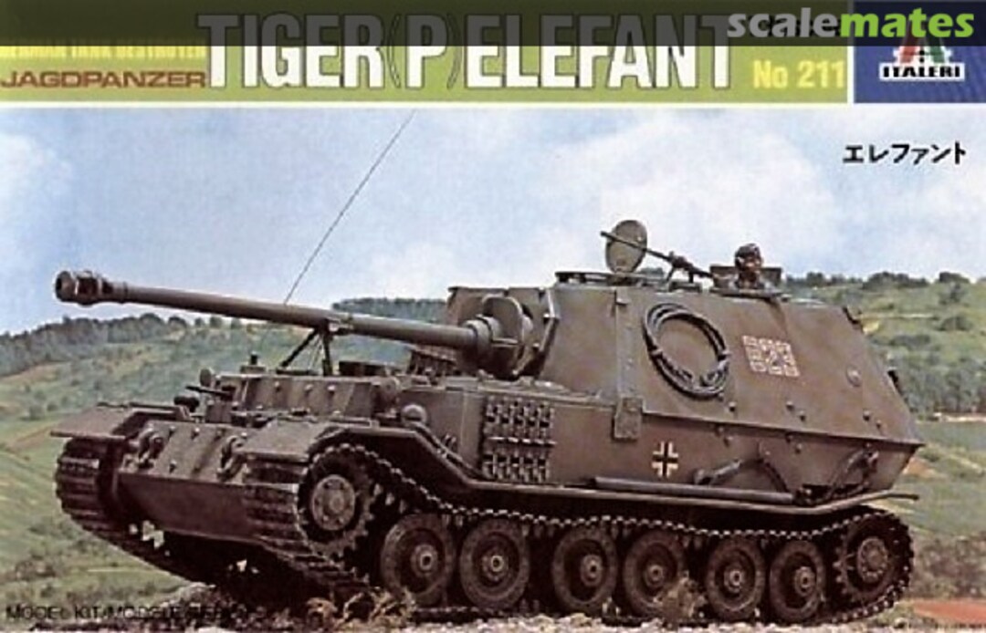 Boxart Jagdpanzer Tiger (P) Elefant 211 Italeri Boxart Jagdpanzer Tiger (P) Elefant 211 Italeri