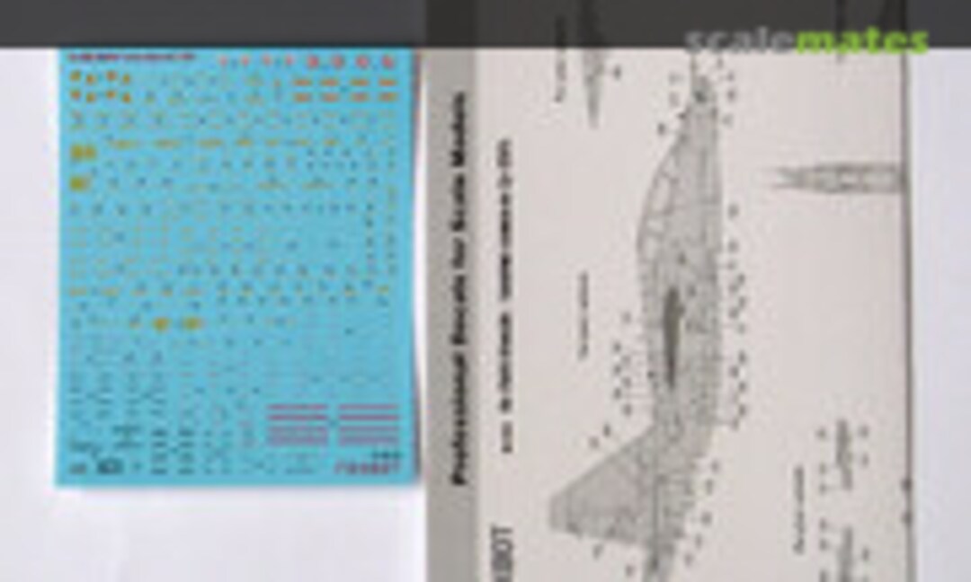 1:48 Stencils for Su-25UB (Foxbot 48-034) 48-034