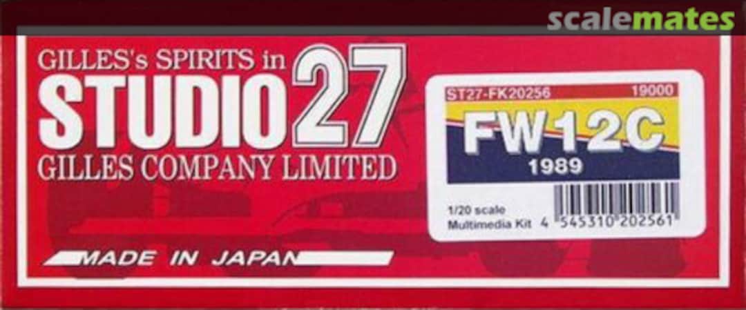 Boxart Williams FW12C ST27-FK20256 Studio27 Boxart Williams FW12C ST27-FK20256 Studio27