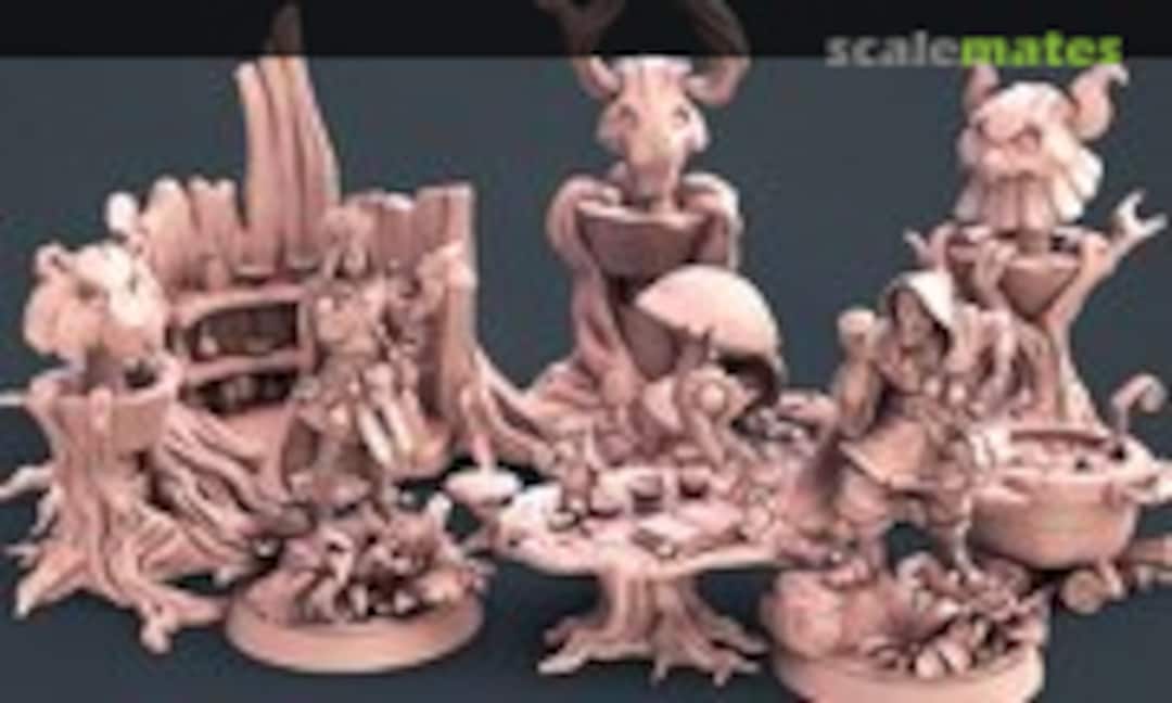 Druid Full Set (STL Miniatures STL0048)