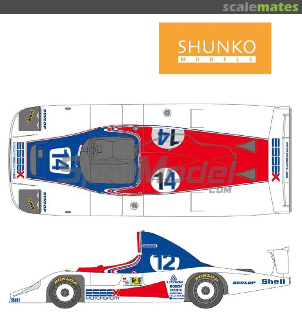 Boxart Porsche 936/78 sponsored by Essex Motorsport #12, 14 SHK-D446 Shunko Models Boxart Porsche 936/78 sponsored by Essex Motorsport #12, 14 SHK-D446 Shunko Models