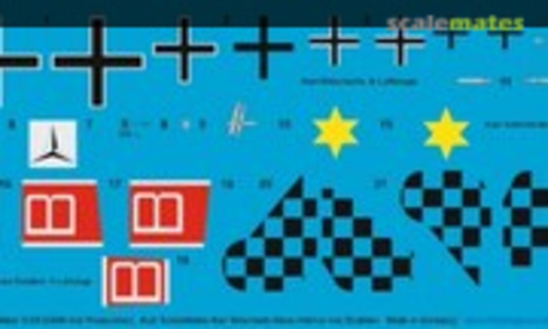 1:48 Fokker D.VII OAW Mid production Kurt Schönfelder - Hans Helmut von Boddien - Karl Ritscherele (Peddinghaus-Decals 48 3792) 48 3792