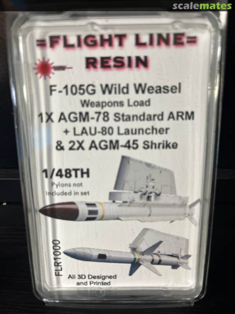 Boxart F-105G Wild Weasel - Weapons Load FLR1000 Flight Line Resin Boxart F-105G Wild Weasel - Weapons Load FLR1000 Flight Line Resin