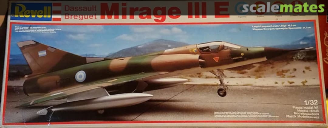 Boxart Dassault Breguet Mirage III E 4741 Revell