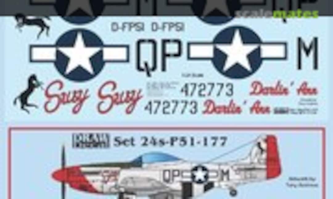 1:24 “Susy / Darlin’ Ann” P-51D (Draw Decal 24-P51-177) 24-P51-177