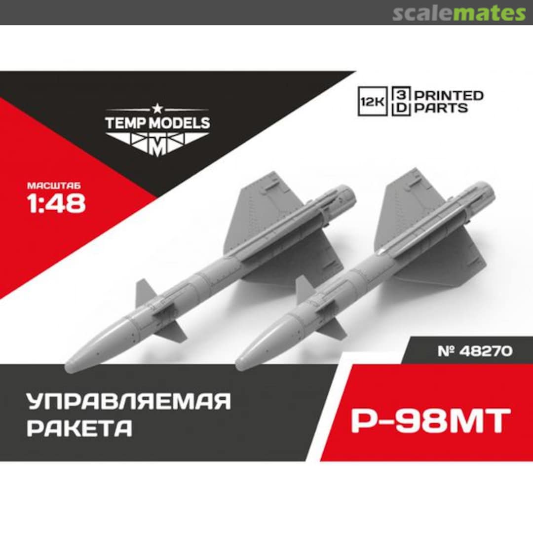 Boxart R-98MT guided missile 48270 Tempmodels Boxart R-98MT guided missile 48270 Tempmodels