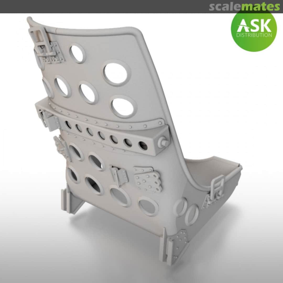 Boxart A6M Zero seat Early without starting handle 200-A32022 ASK