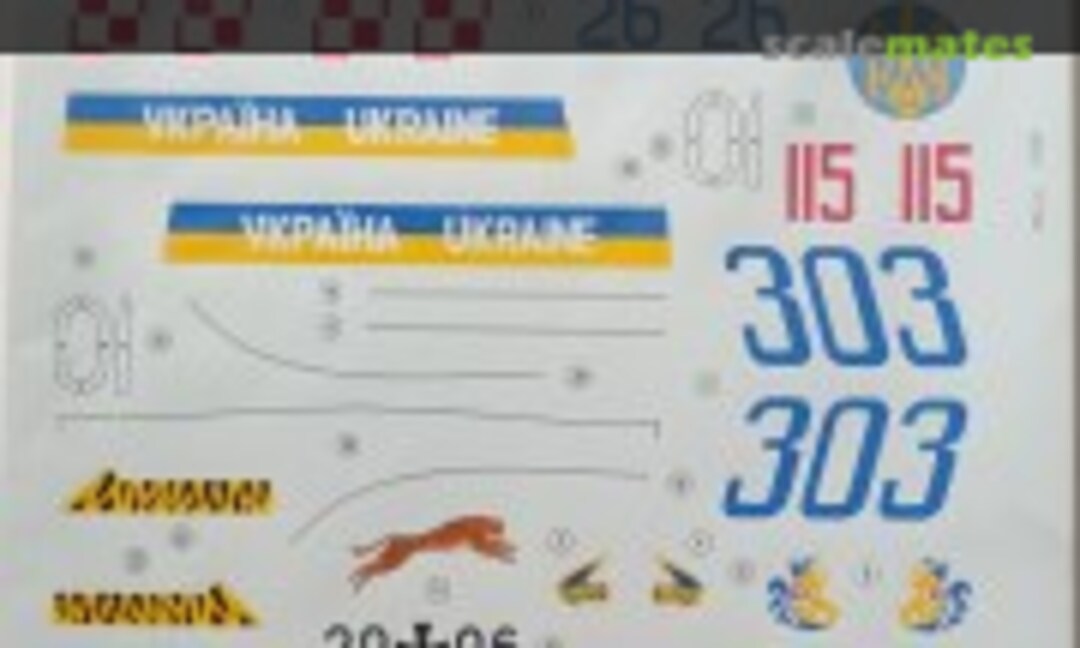 1:48 MiG-29 VVS, Pol, Ukr, Luft (Master Print 480002) 480002