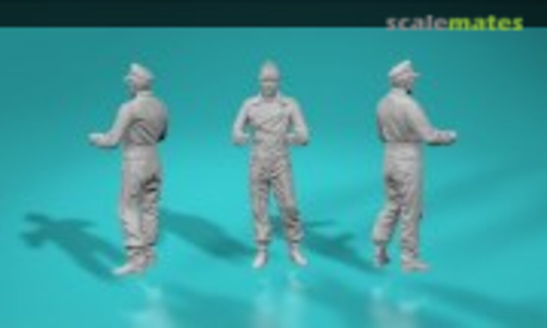 1:35 German Tank Crew - bust (half figure) - version 11b (EMP3d 99200183-35) 99200183-35