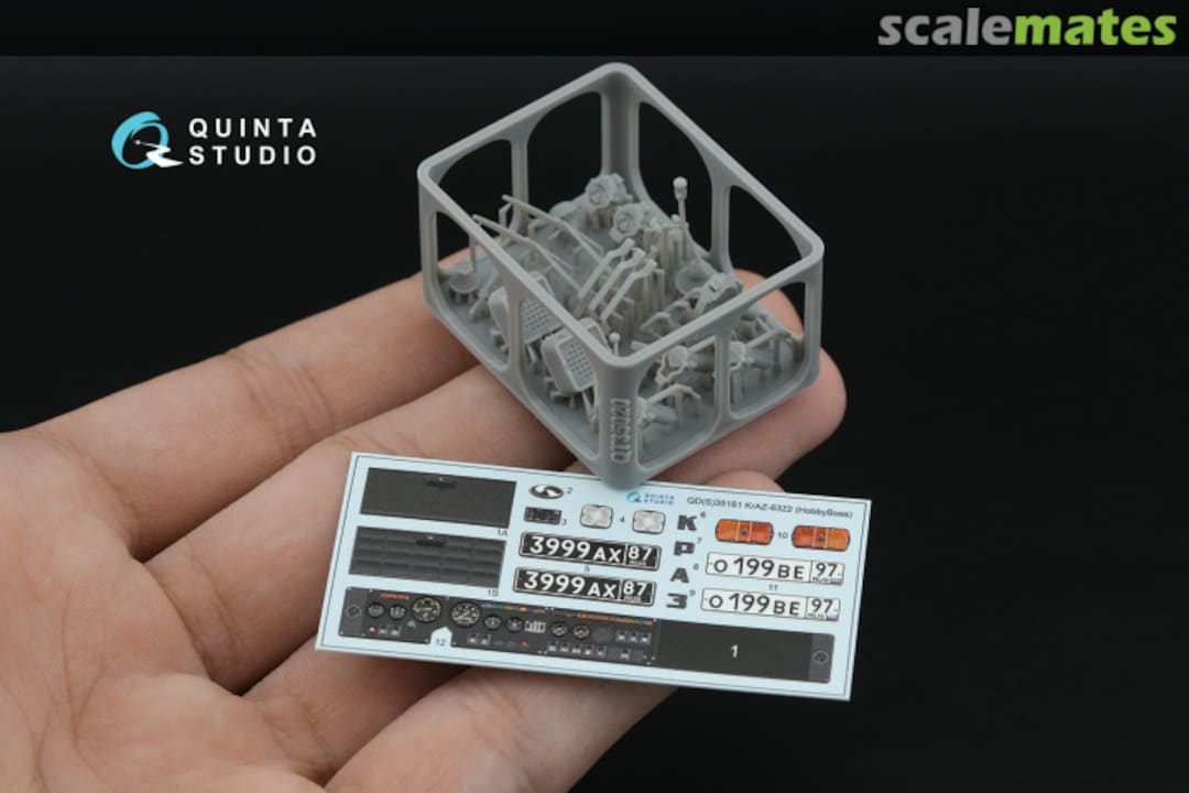 Contents KrAZ-6322 interior 3D decals (with 3D resin parts) QD+35161 Quinta Studio Contents KrAZ-6322 interior 3D decals (with 3D resin parts) QD+35161 Quinta Studio