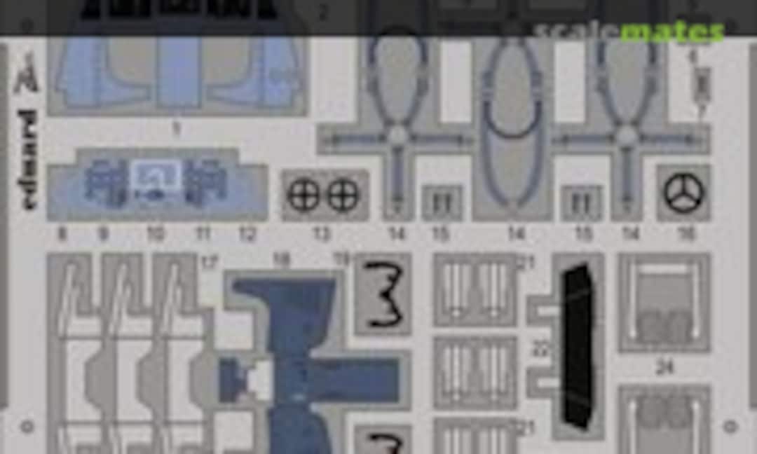 1:72 BAe Nimrod - PE Interior Detail Set (Eduard SS343) SS343